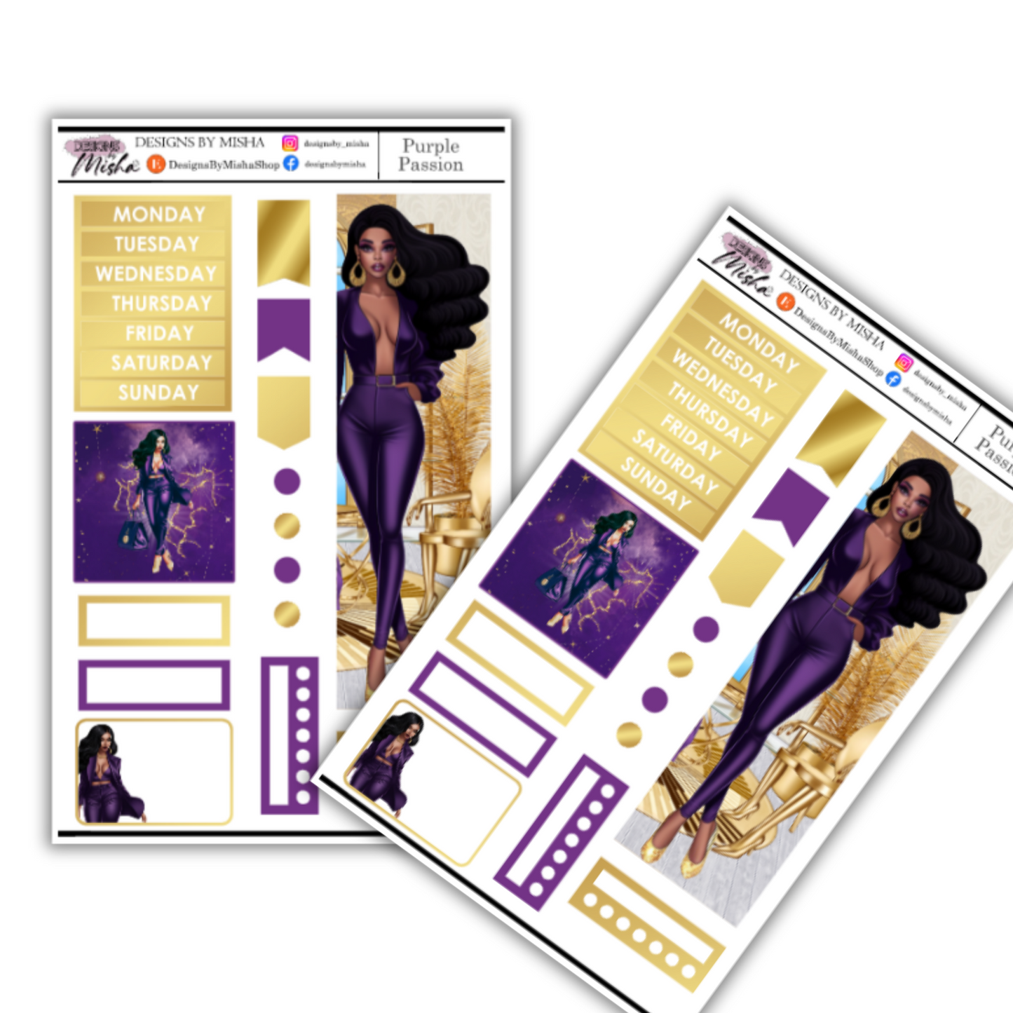 Purple Passion Sticker Kit