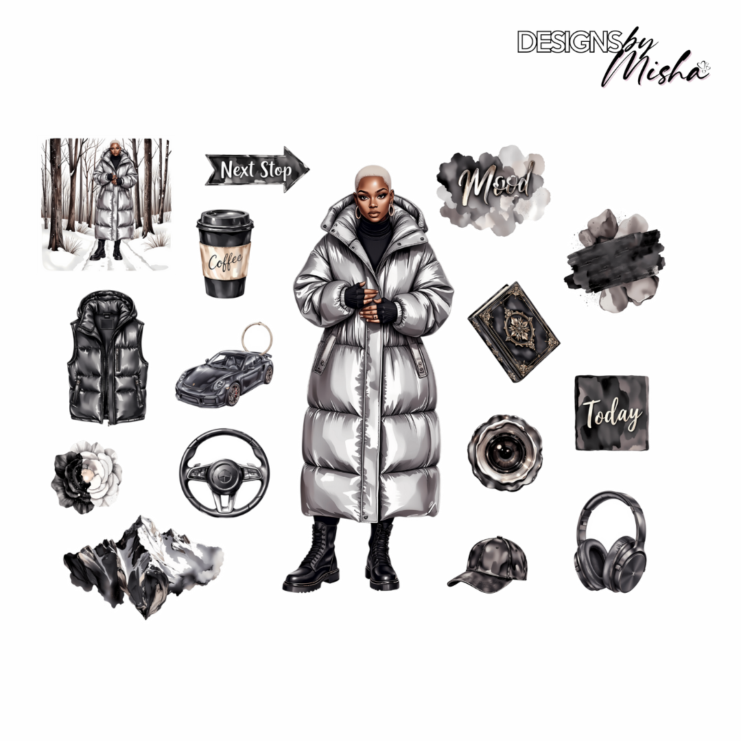 Liquid Black 2 Deco Sheet