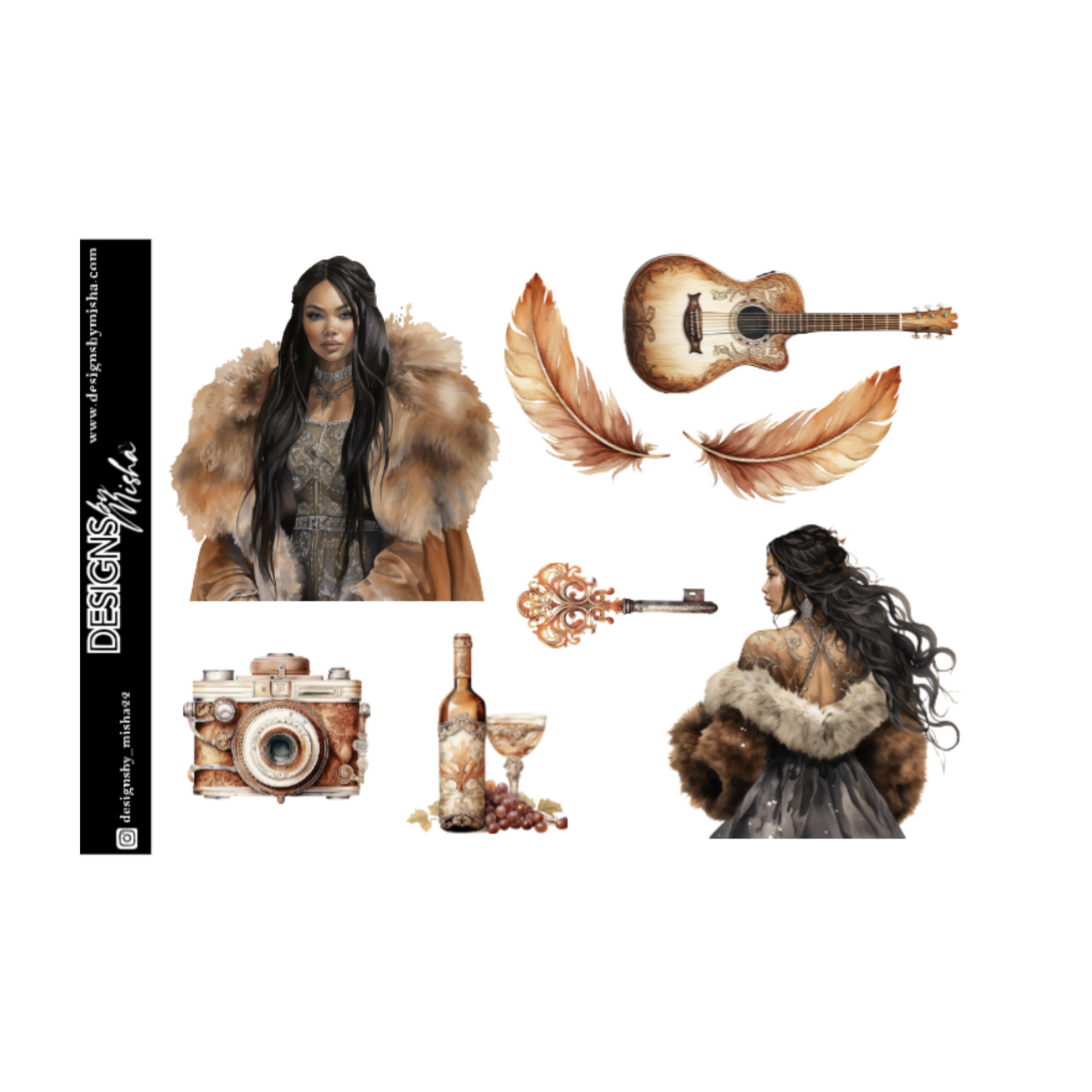 Boho Chic Sticker Kit