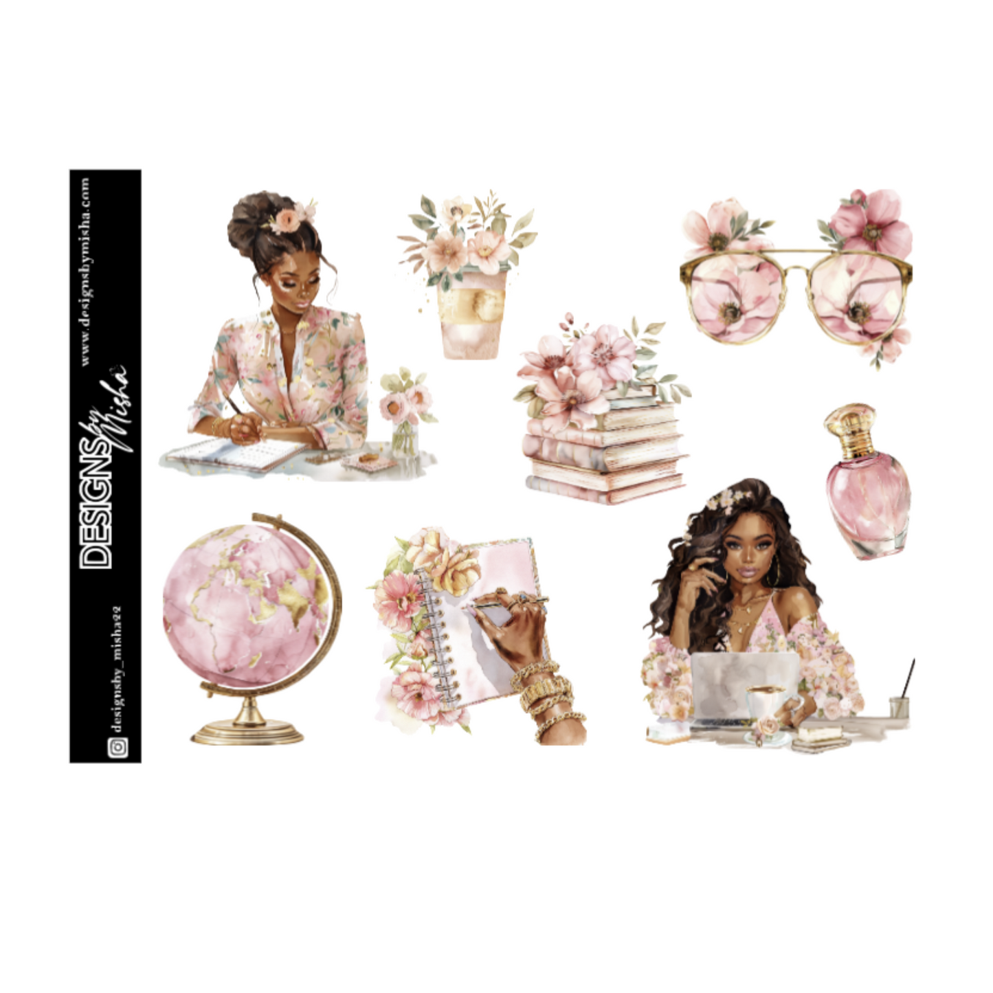 Pink Planners Sticker Kit