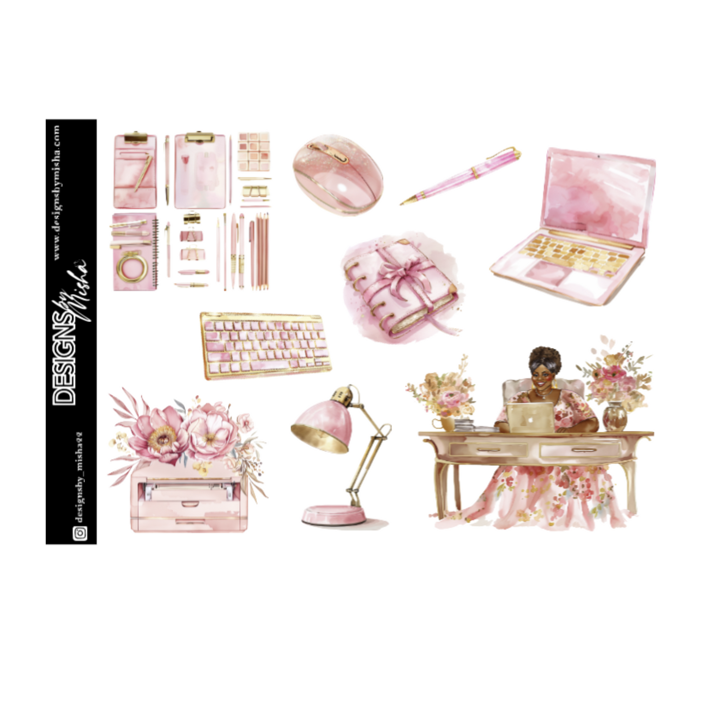 Pink Planners Sticker Kit