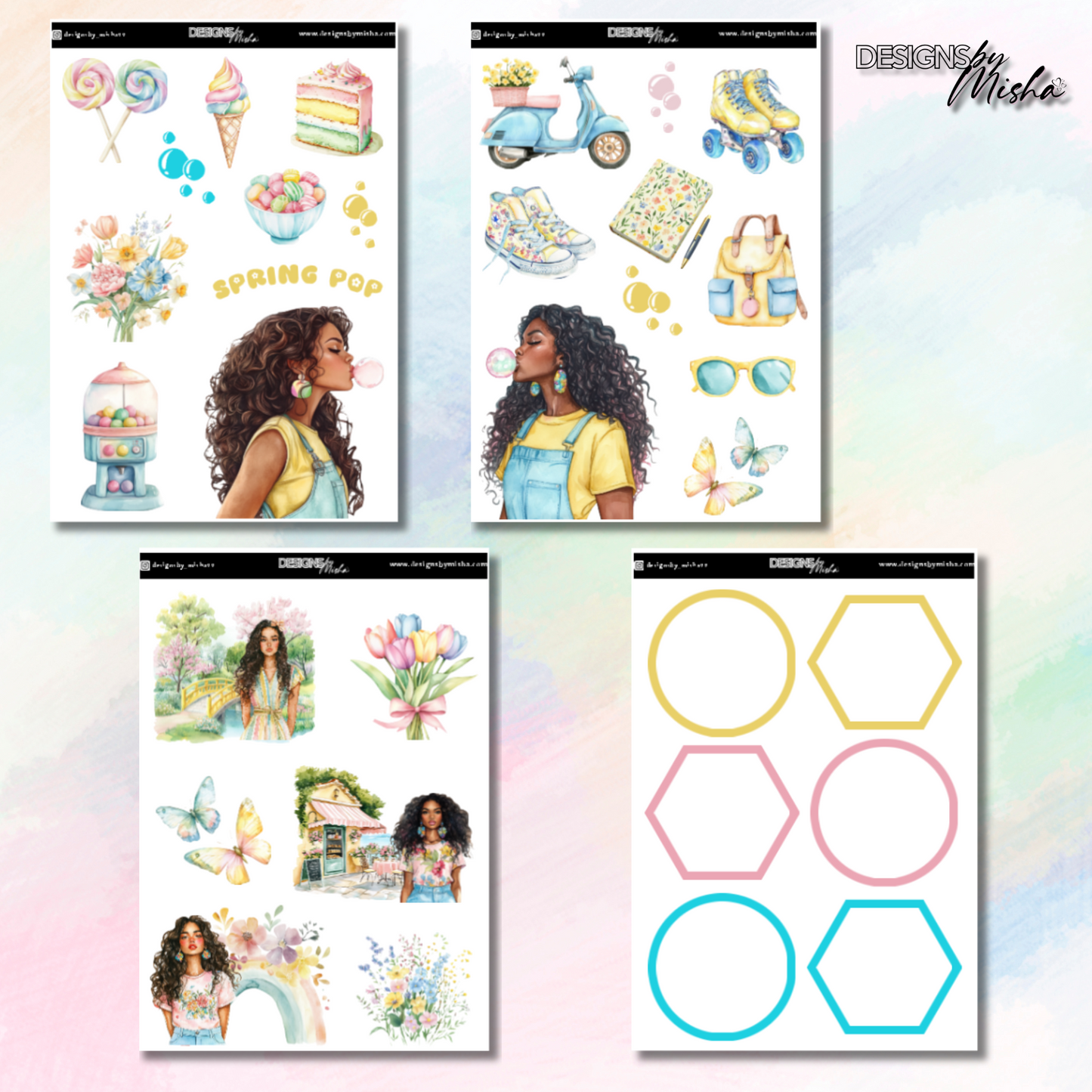 Bubble Pop Journal Stickers