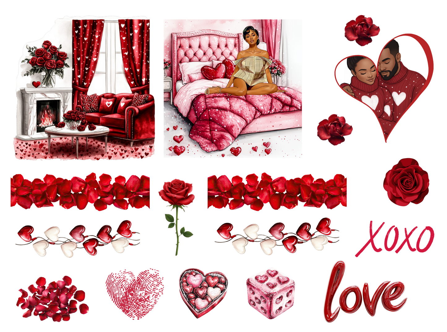 Love Deco Stickers