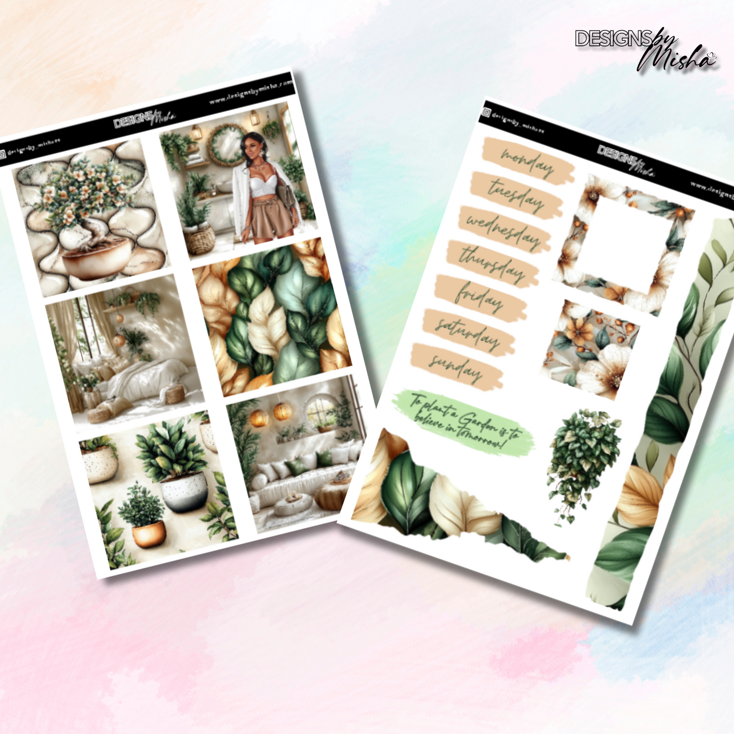 Plant Lovers Journal Stickers