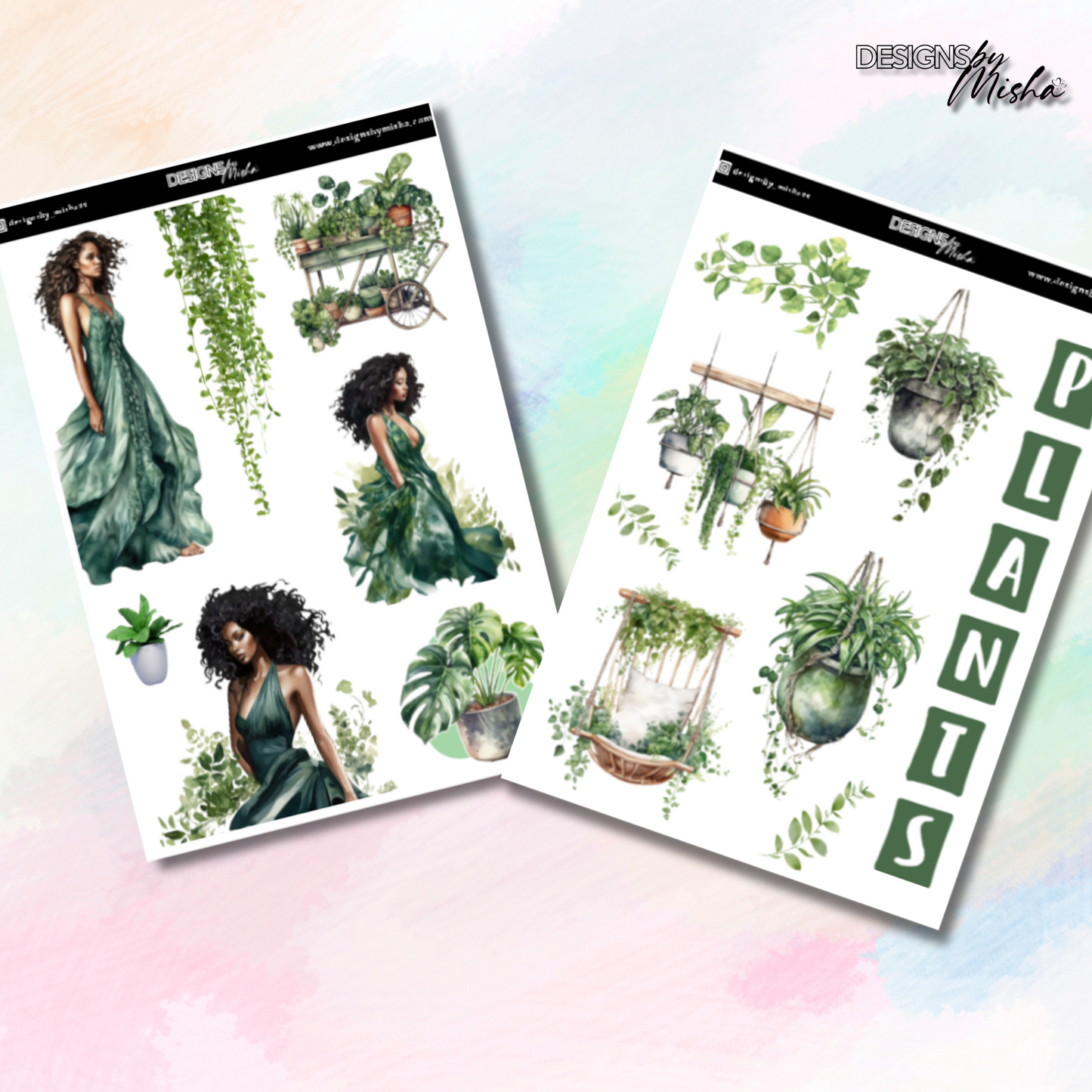 Plant Goddess Journal Stickers