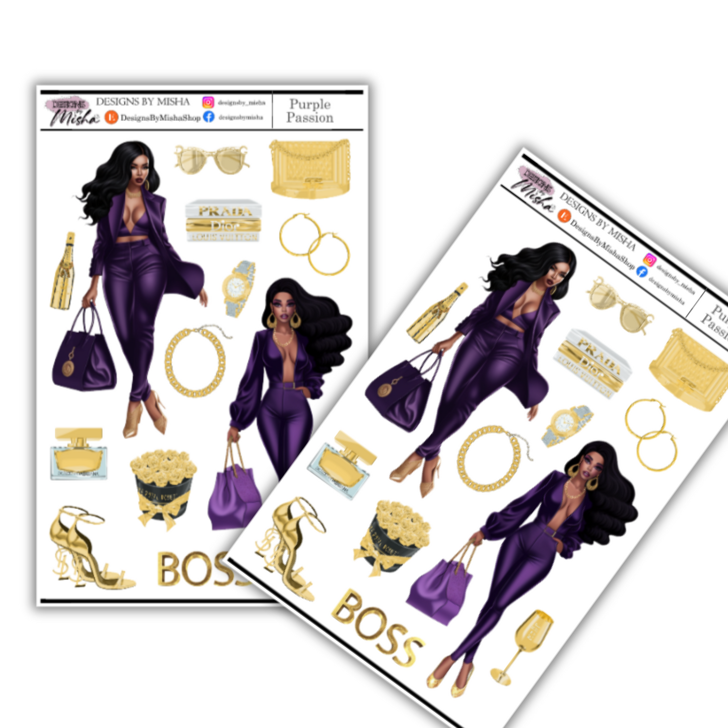 Purple Passion Sticker Kit