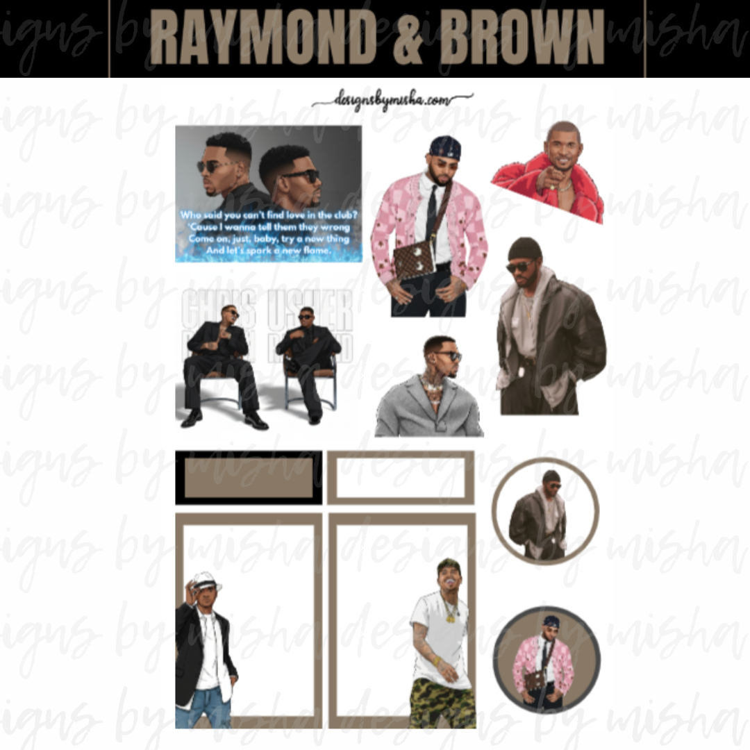 R&B CONCERT TOUR STICKERS