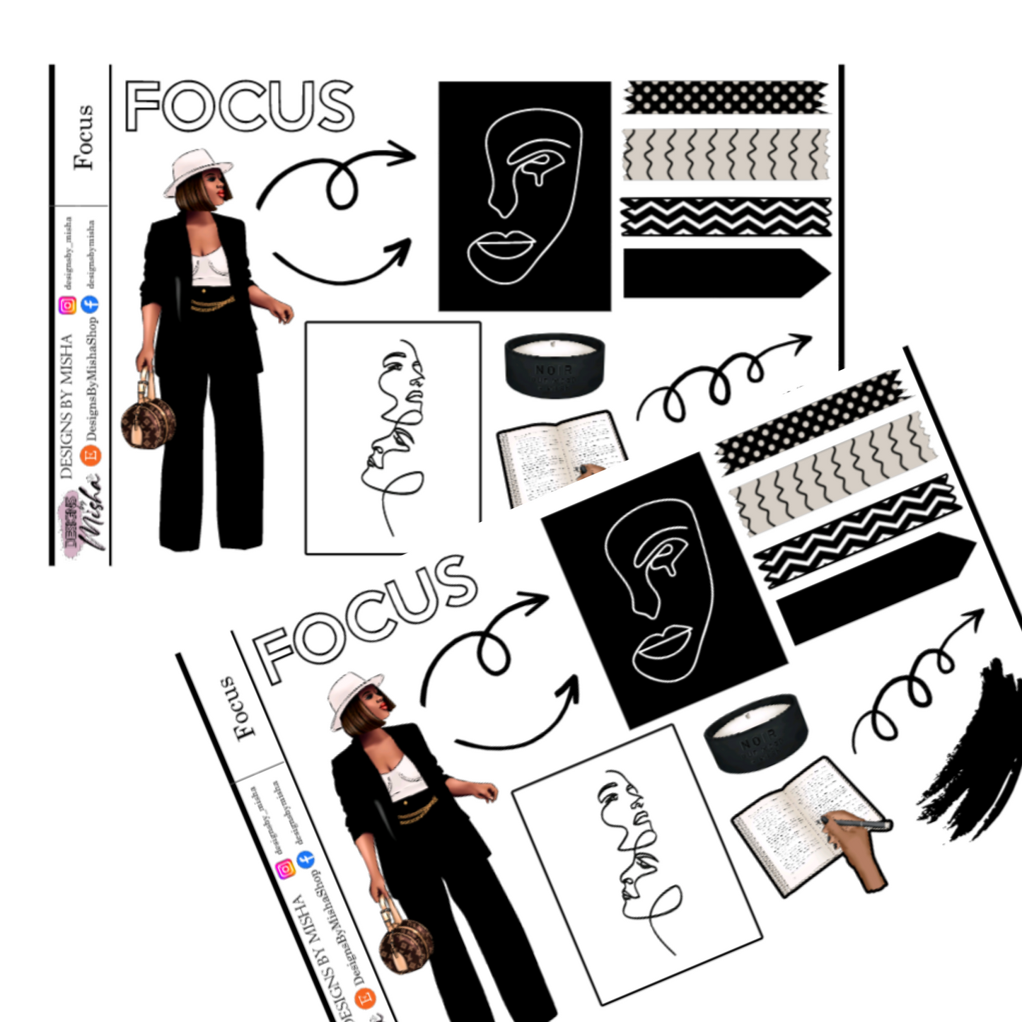 Focus Sticker Sheet