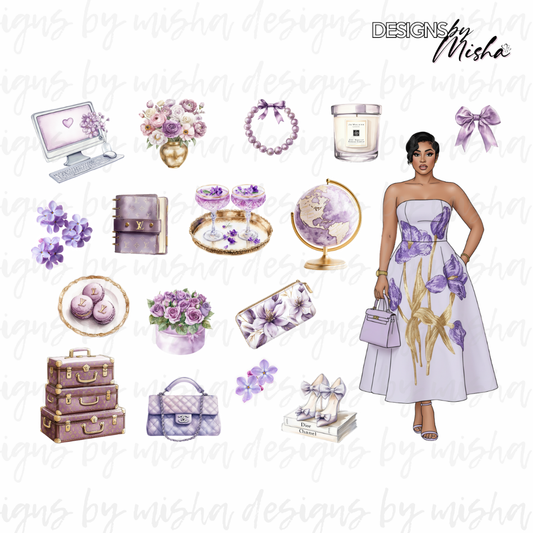 Indigo Deco Sheet
