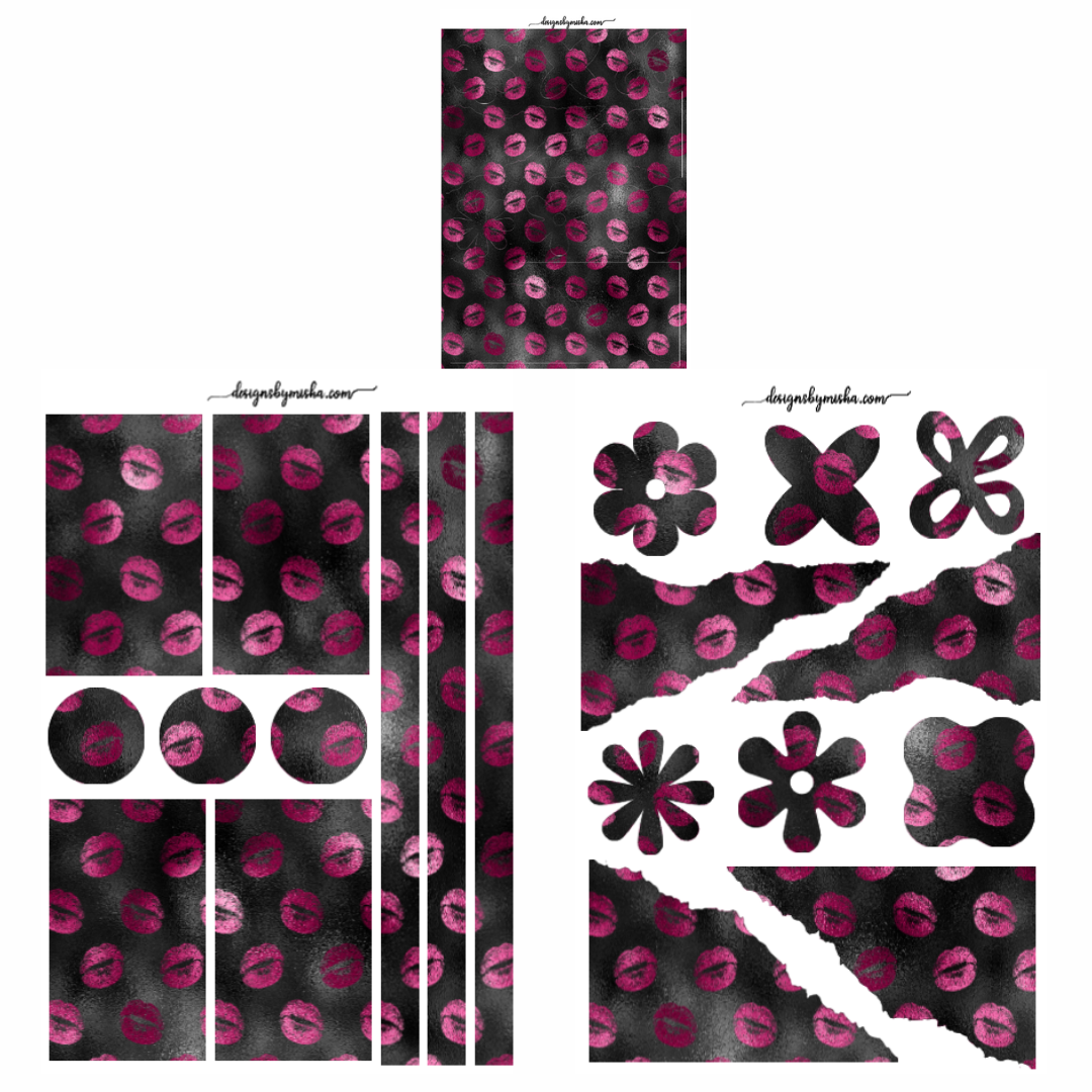 Pink Lips Deco Sheets