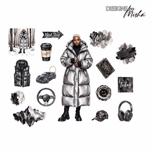 Liquid Black 2 Deco Sheet