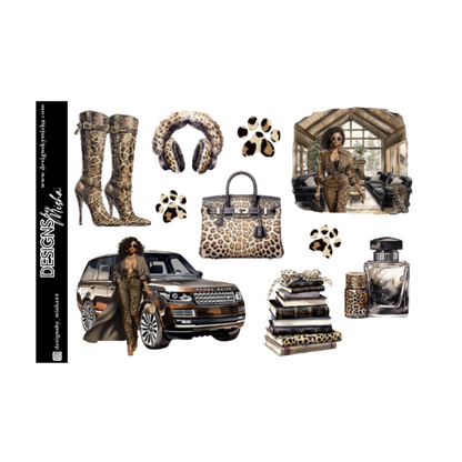 Leopard Chic Sticker Kit