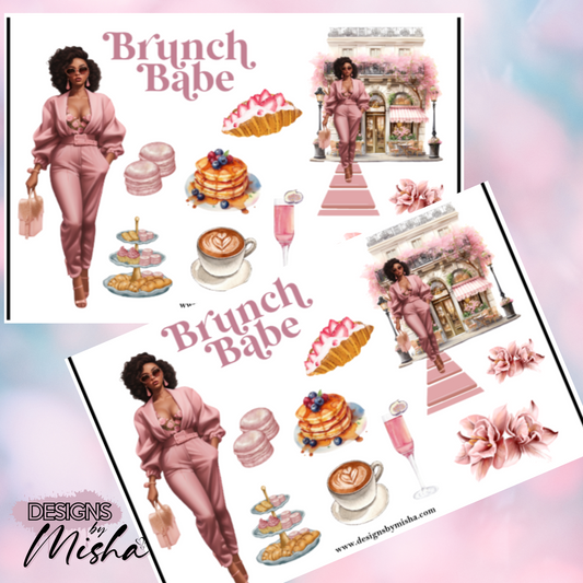 Brunch Babe Sticker Sheet