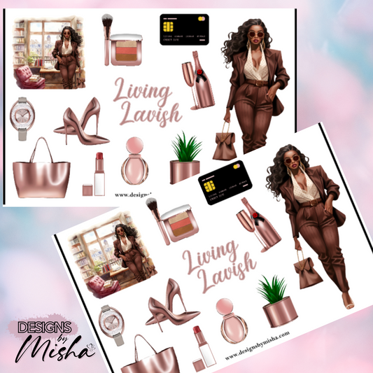 Living Lavish Sticker Sheet