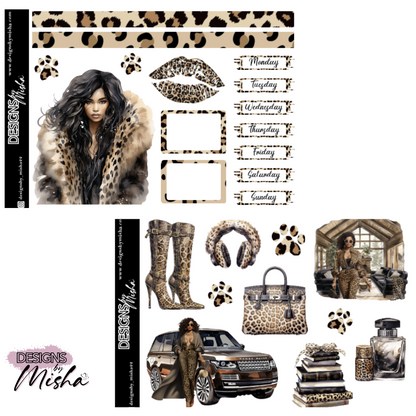 Leopard Chic Sticker Kit