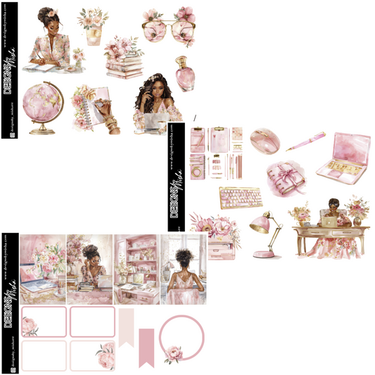 Pink Planners Sticker Kit