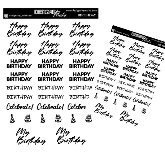 Birthday Sheet