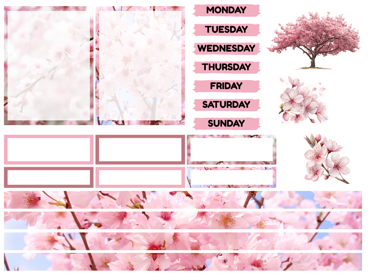 Cherry Blossom Deco Stickers