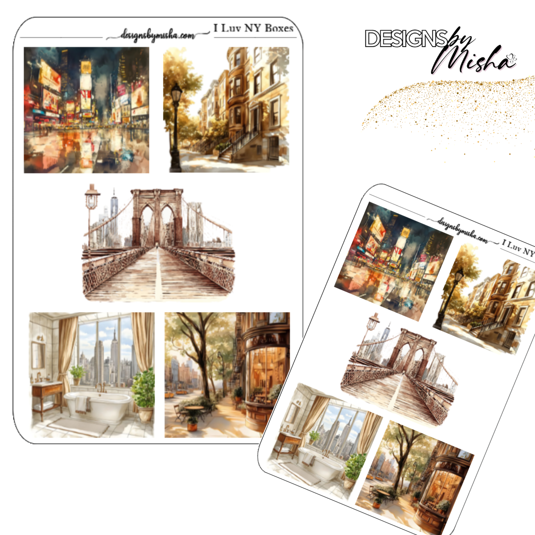 I Luv NY Deco Boxes – Designs By Misha