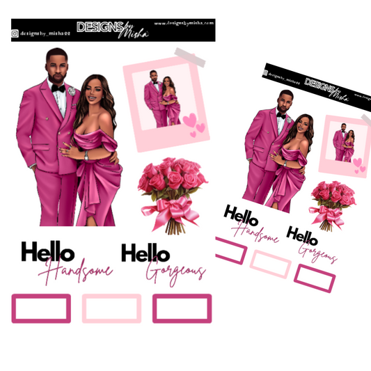 Couples Love Sticker Sheet
