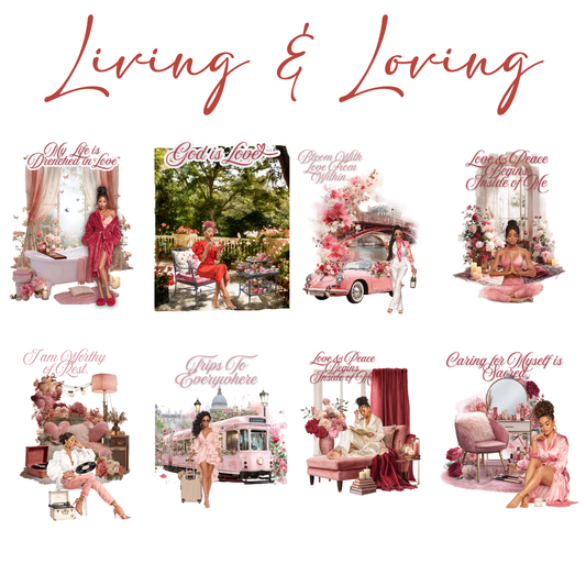 Living & Loving Self-Care Sticker Pack