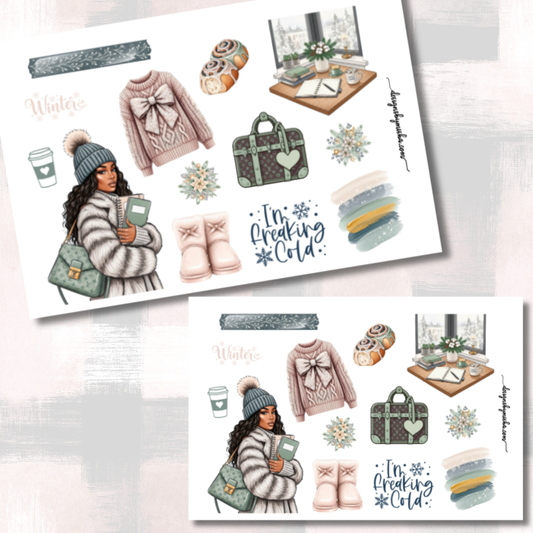 XMAS FASHION GIRL (BROWN)