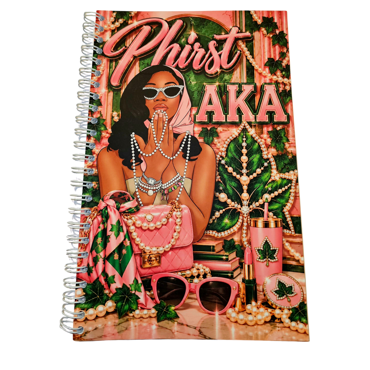 AKA Inspired Notebook (Soft Touch Cover)