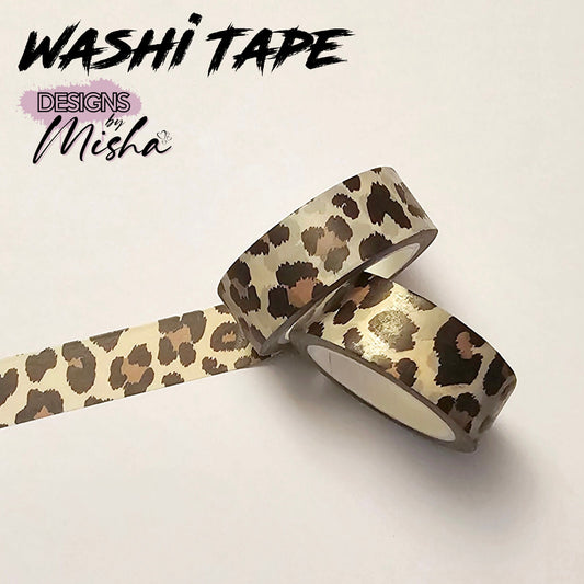 Washi Tape (Cream animal print) / Decorative Tape